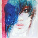 High Quality Beauty Girl Canvas Painting for Home Decoration