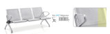 Steel Chair Public Bench Hospital Visitor Chair 3 Seater Airport Chair A63#