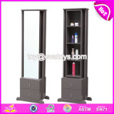 Wholesale Cheap Wooden Full Length Standing Mirror with Cabinet W08h086