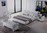 American Design Modular Bedroom Leather King-Size Bed