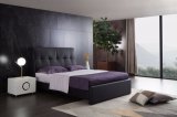 Queen Size Hotel Bed Bonded Leather