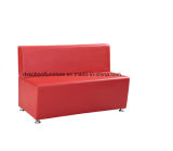 Red PU Leather Buffet Retaurant Booth Sofa From China