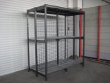 Gondola Shelving Skinny Shelving Unit Storage Wall Shelves Metal Rolling Shelves Adjustable Metal Shelves