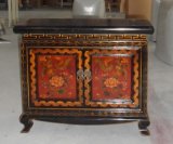 Chinese Antique Painted Small Cabinet Lwb660