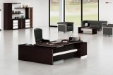 Black L Shape Office Desk, Modern Office Executive Table (H80-0162)