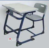 Plastic Single Desk and Chair of Student School Furniture