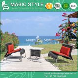 Stainless Steel Chair Leisure Rattan Chair Viro Wicker Outdoor Table Modern Patio Furniture