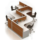 Manufacturer Direct S Type Staff Working Office Partition (SZ-WST656)