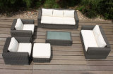 Waterproof Customized Soft Cushion Garden Rattan Outdoor Sofa Set (FS-3101+3102+3103+3104+3105)