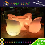 Garden Furniture Waterproof PE Plastic LED Glow Sofa
