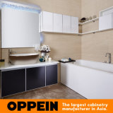 Oppein Black and White Antique Pattern Bathroom Vanity (OP14-013)