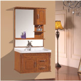 Classic Furniture Floor Stand Mounted Wood Mirror Jewelry Bathroom Cabinet