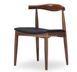 Vintage Style PU Seat Wooden Restaurant Furniture Chair