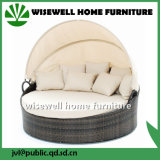 Rattan Daybed Furniture Set with Canopy (WXH-052)
