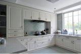 2017 New Design White Wood Kitchen Cabinet Furniture Yb-1706012