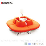 Orizeal Cheap Fabric European Contemporary Modern Indoor Office Modular Sectional Sofa (OZ-OSF024)