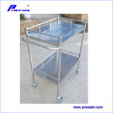Hospital Furniture for Medical Treatment Ss Trolley