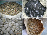 Landscaping River Stone Pebbles with White Black Beige