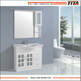 2016 High Gloss White MDF Bathroom Furniture/Frosted Glass Bathroom Door Cabinet/Bathroom Vanity Units (TM8015)