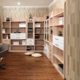 Oppein Large Storage Melamine Wooden Corner Bookshelf (SG11134A)