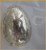 Customized Egg Shaped Glass Crafts with LED Light