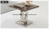 Stainless Steel Base Marble Dining Table