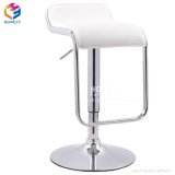 China Supplier Cheap Swivel PU Adjustable Seat Bar Stool Chair with Pedal
