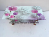 Flower Top Glass Coffee Table New Design Manufacturer Sell