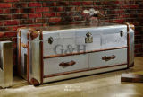 Wholesale Antique Style Aluminum Surface Wooden Chest of Drawers