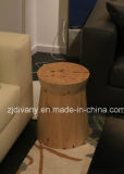 European Modern Style Solid Wood Tea Table Wooden Round Side Table (T-77)
