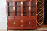 a Group Burma Padauk Bookcase with Ming Style