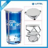 Aluminum Spiral Show Case Folded Exhibition Table (LT-07A)