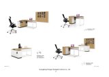 L-Shape Executive Table Office Furniture Computer Desk (H90-0106)