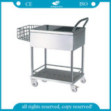 AG-Ss082 Hospital Stainless Steel Diaper Trolley