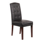 Tufted Faux Leather Stylish Dining Chair