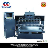 Flat Rotary Multi Heads CNC Router Woodworking Machine (VCT-2515 FR-8H)