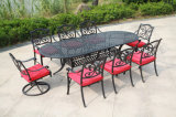 Die Cast Aluminum Garden Furniture Outdoor Dining Table with Chairs