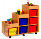 Kindergarten Furniture Iron Board Cabinet Kids Cabinet