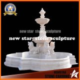 Classical Animal Marble Stone Carving Fountain for Garden Decoration (NS-1136)