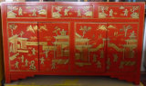 Chinese Red Wedding Painted Cabinet Lwc483