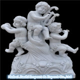 Decorative Little Angel Marble Sculpture for Garden/Home