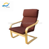Well Recommended Comfortable Modern Wood Chair with Metal Frame