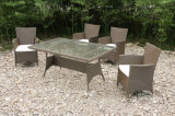 Modern Outdoor Patio Garden Conservatory Rattan Furniture Set (FS-2068+FS-2069)