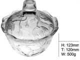 Sweetmeat Glass Bowls with Decals Kitchenware Glassware Sdy-F00500