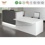 High Quality White Curved Beauty Hair Salon Reception Desk