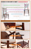 Cheap Mahogany Color Solid Wooden Chiavari Dining Chair