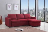 New Arrival Red Multi-Function Fabric Sofa for Home Living Room Furniture (HC302)