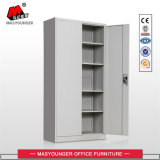 Home Use Grey Color Metal Swing Door with 3 Point Lock Storage Filing Office Cabinet