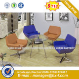 Modern Steel Metal Base Fabric Upholstery Leisure Chair (HX-sn8018)