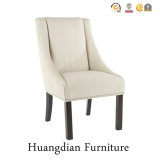 While Elegant Restaurant Furniture Dining Chairs with Armlrest (HD188)